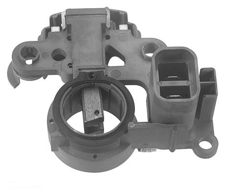 Part # 398300 Brush Holder Assy. For: Mitsubishi Alternators Used On: (2000-95) Chrysler, Dodge, Eagle, Mitsubishi, Plymouth