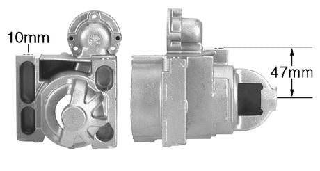 D.E. Starter Housing