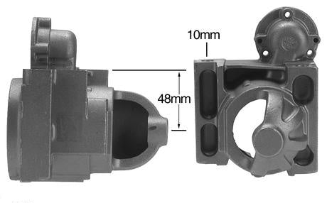 D.E. Starter Housing
