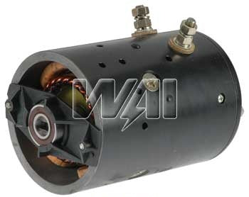 Part # 826863 - Haldex-Barnes OE# 2200975, Iskra OE# 11-212-721, AMJ4680. Pump Motor 12 Volt, Slotted Shaft, Insulated Grd. Clark, Haldex-Barnes, Mon