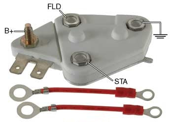 Voltage Regulator, Delco SI Series Alternators