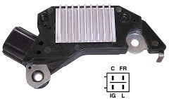 Part # D9715 - Voltage Regulator w/ Voltage Set Point: 14.7 V. Used On (1999-97) Acura, Honda. Delco 10480228. Honda 31100-P8A-A01, 31100-P8A-A02