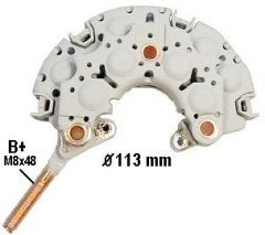 INR732 Bridge Rectifier For: Nippondenso 90-120A Alternators (1992-90) Lexus, Toyota Lester Nos: 13384, 13385, 13388, 13562
