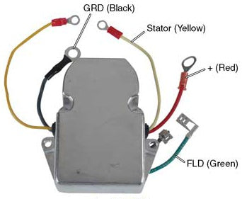 M5224A - Voltage Regulator For: Leece-Neville / Motorola 8LHA, 8SA Series Alternators
