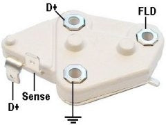Voltage Regulator for Delco Brazillian Alternators