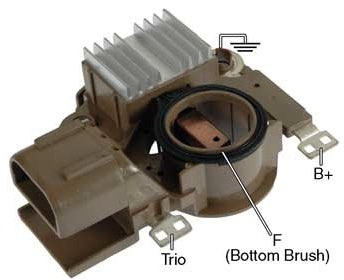 # IM836 - Voltage Regulator / Brush Holder Assy. For: Mitsubishi Alternators (1995-93) Ford, Lincoln Mitsubishi unit Lester 13447, 13448