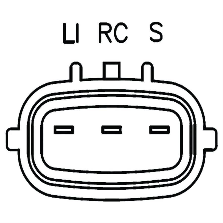 # IN6342 - Voltage Regulator, 12 Volt, A-Circuit, LI-RC-AS Terminals, 14.0 Vset