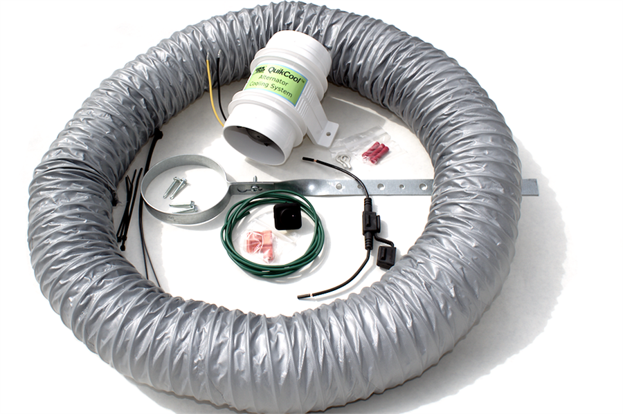 Part # QC003-8 QuikCool Alternator Cooling System with 8 Foot Hose Option