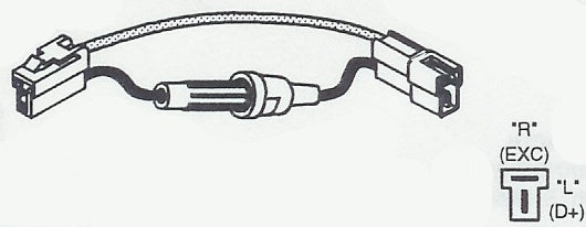 # W550, In-Line Fuse, R-L Type Alternators, Mitsubishi, Chrysler K Series Vehicles