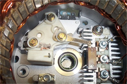 How to convert the Delco-Remy 10 or 12Si series alternator to 6 volt Positive ground.