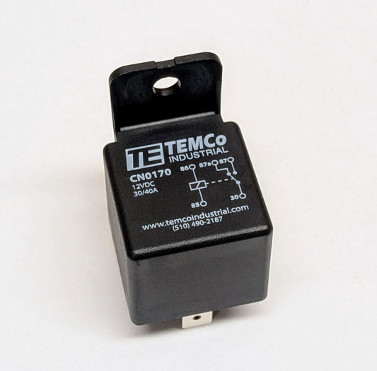 Micro Relay, 12V 10A, 5 Terminals
