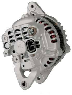 # 14430N (1121301MI) - Mitsubishi Type 45 Amp Alternator - Used on Dodge Ram 50 and Mitsubishi Pickups - 12 Volt, CW, 1-Groove Pulley