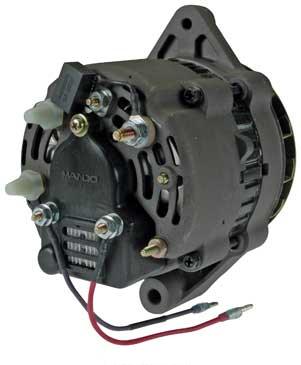 Part # 12174N-6G (1230931MD) TOP QUALITY Mando Type 55 Amp/12 Volt Marine Alternator - Bi-directional, 6-Groove Pulley