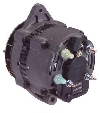 Part # 12754N (1246501MD) TOP QUALITY Mando Type 55 Amp/12 Volt Marine Alternator - Bi-directional, 1-Groove Pulley Used On Volvo-Penta Marine