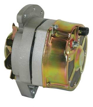 Part # 8904N (12887) Delco Replacement 61 Amp/12 Volt, Alternator - CW, 1-Groove Pulley, Self-exciting, 1-wire Used On Various Marine Applications