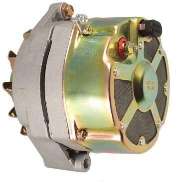 Part # 7152N-94A (201594) Delco 10SI Series Marine 94 Amp/12 Volt Alternator - CW, 1-Groove Pulley, 1-Wire System