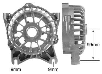 # 21229 - Drive End Frame, Ford 6G Series Large Frame Alternators