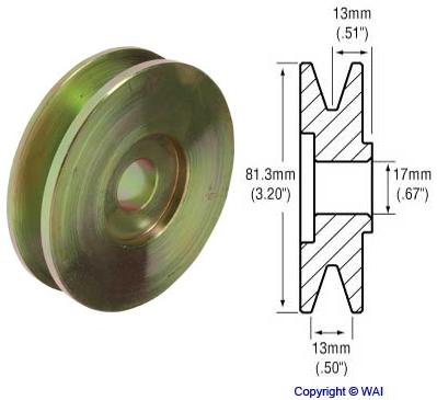 241105 - 1-Groove V-Belt Pulley