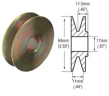 241101 - 2-Groove V-Belt Pulley