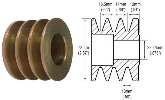 # 241506 - Pulley, 3-Groove Standard