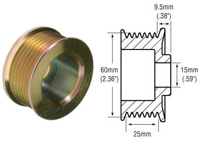 # 2482272 - Pulley, 6-Groove Serpentine