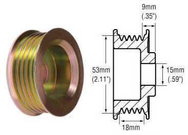 # 2483252 - Pulley, 4 Groove Serpentine