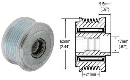 # 2482253 - Pulley, 7-Groove Serpentine