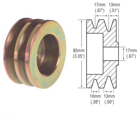 241107 - 2-Groove V-Belt Pulley