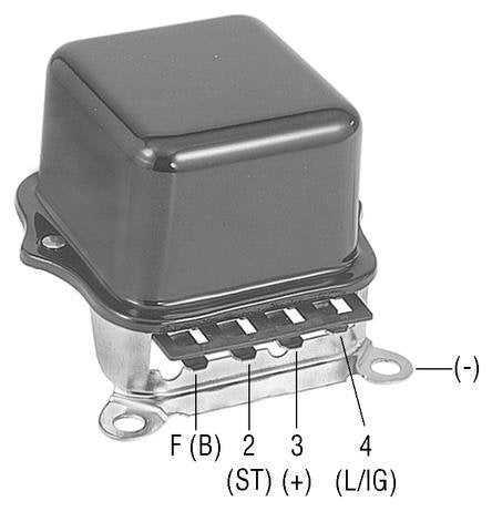 # D9212S - Voltage Regulator, Heavy Duty, Solid State, 10DN Series Alternators, 12 Volt, B-Circuit, 14.2 Volt Set Point