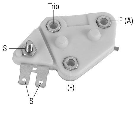 # D33 - Regulator 12 Volt, 14.1 Volt set point For Delco Type 20SI, 21SI, 22SI, 23SI, 26SI, 27SI, 30SI, 33SI, 34SI, 35SI, 36SI Series Alternators