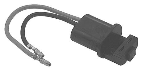 Part  # 461805 2-Wire Plug Connection For Delco 10SI Type  Alternators on Marine applications. Plug goes through spark arresting cover on rear of alt.