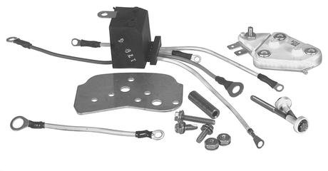 Part # 491108 24 Volt Regulator Conversion Kit For 25Si Series 24V Negative Ground Alternators