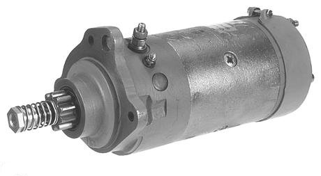 CAV Type Starter, DD Design, 12 Volts, 3.0kW, Clockwise Rotation, 10-Tooth Pinion, Oil-Sealed