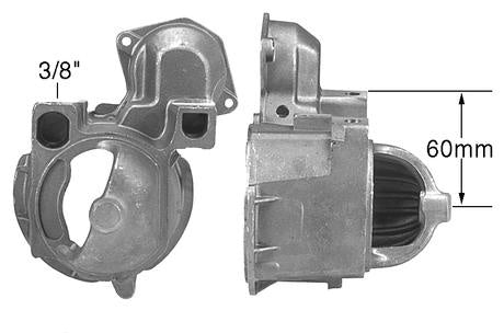 # 51122 - Starter D.E.( drive end)  Housing, Replaces Delco OE# 1876881, 1965529, 1967277, 1968122, 1970310, Lester No. 3631, 3664, 3800, 3838