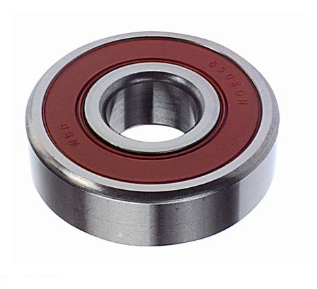 # 63034W - 6303 Type WBD Brand Double Sealed, Drive End Ball Bearing For Best Bearing see # 63034N - Dimensions: 17mm ID x 47mm OD x 14mm W