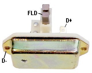 # IB400 (35-9113) - Voltage Regulator, Brush Holder Assembly For Bosch, Wapsa Alternators - 12 Volt, A-Circuit, 14.3 Volt set point