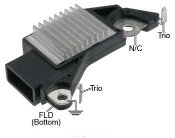 # D404 - Voltage Regulator - 12 Volt, A-Circuit, L-IG-D Terminals, 14.6 Volt set point