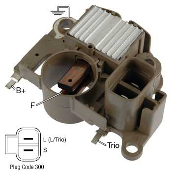 # IM276 - Voltage Regulator, 12 Volt, A-Circuit, S-L Terminals, 14.4 Volt Set Point, Mitsubishi Alternators