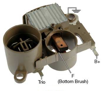 # IM839 - Voltage Regulator Brush Holder Assembly for Mitsubishi alternators on 1992 - 1995 Honda vehicles