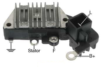 # IN442 - Voltage Regulator - 12 Volt, A-Circuit, L Terminal, 14.1 Volt setpoint, w/o LRC