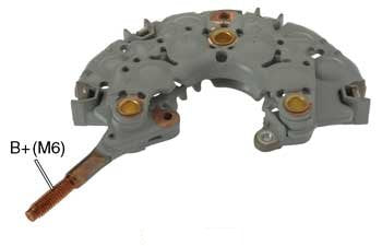 Part # INR735 - (31-8232) Bridge Rectifier for Nippondenso 120-136A Alternators w/ 130mm OD Stator Used On: 2001-98 Chrysler, Dodge, Jeep