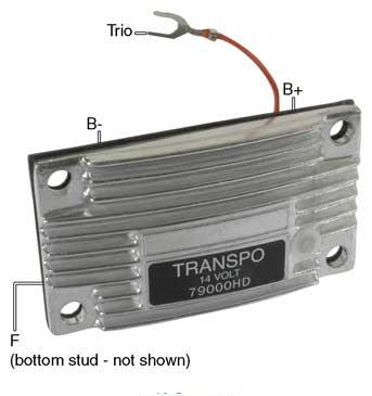 Voltage Regulator for Leece-Neville 2300-2800JB Series Alternators