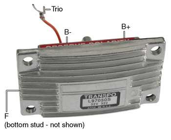 # L97050S - Voltage Regulator for Leece-Neville 2300-2800JB Series Alternators - 32 Volt, A-Circuit, 37.5 Volt set point