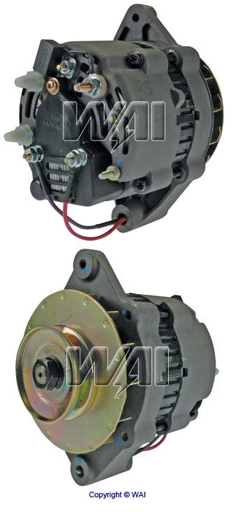 Part # 12174N-1G (1194701MD) TOP QUALITY Mando Type 55 Amp/12 Volt Marine Alternator - Bi-directional, 1-Groove Pulley