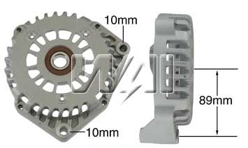 D.E. Frame w/ Bearing and 4mm Stator Bore for AD244 Series Alternators
