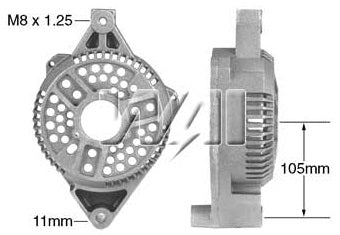 # 21215 - Drive End ( Front) Alternator Housing