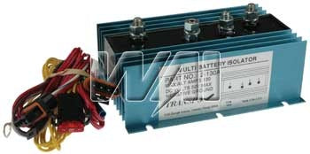 # 2130A - Battery Isolator Negative Ground., 2-Batteries, 1-Alternator, 130 Amp Max. Alternator Output  100% New, TOP QUALITY