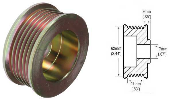 2412553 - 6-Groove Pulley