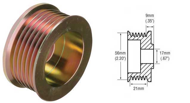 241257 - Pulley, 5-Groove