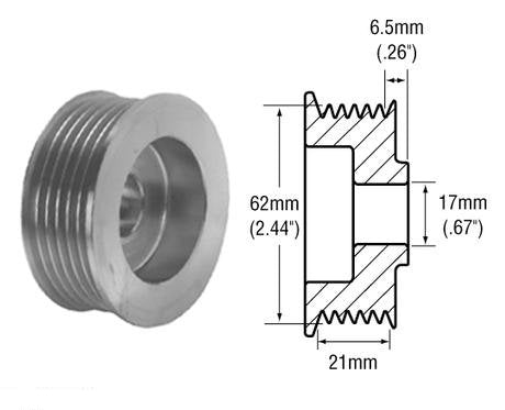 # 241273 - 6-Groove Pulley